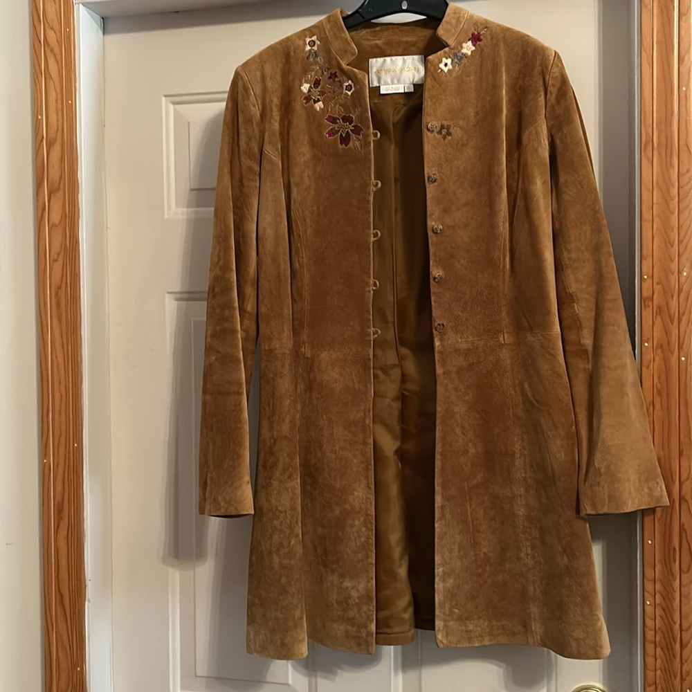 Margaret Godfrey suede jacket